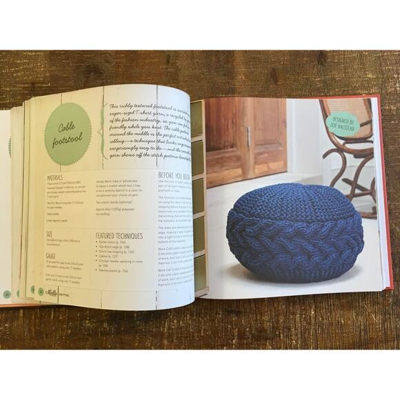Mollie Makes Knitting Hardcover Knit Pattern Book Scaves Gifts Cushions Toys - Picture 6 of 10